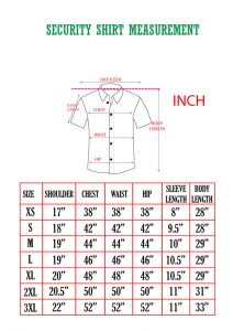 SS001 – SECURITY SHIRT WHITE COLOR WITH BLACK COLLAR INSIDE – Smart ...