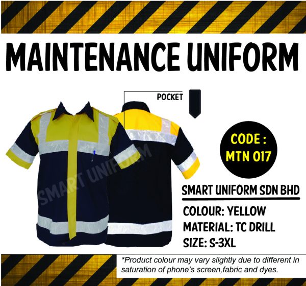 MTN017 – MAINTENANCE JACKET SHORT SLEEVE – Smart Uniform Malaysia