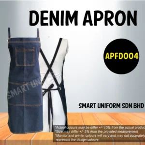 SU- APFD004 - READY STOCK FULL APRON DENIM