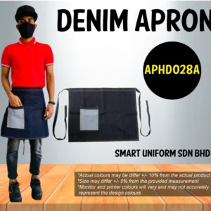 SU- APHD0028A - READY STOCK MINI APRON DENIM
