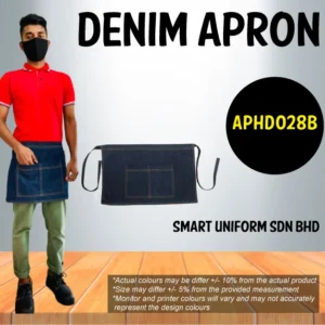 SU- APHD0028B - READY STOCK MINI APRON DENIM
