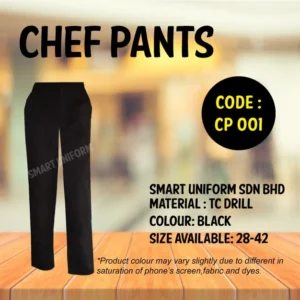 SU- CP001 - CHEF PANT TC DRILL