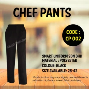 SU- CP002P - CHEF PANT POLYESTER