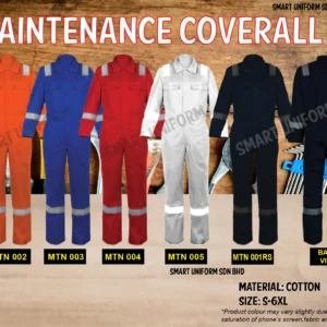MAINTENANCE COVERALL (5 COLORS) - SRS