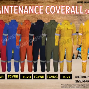MAINTENANCE COVERALL (6 COLORS) - SOJC