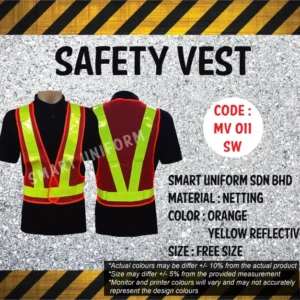 MV011 - READY STOCK SAFETY VEST