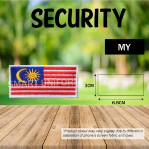 MY - SECURITY ACCESORIES - MALAYSIAN FLAG BADGE