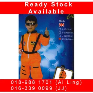 Orange Astronaut Kids