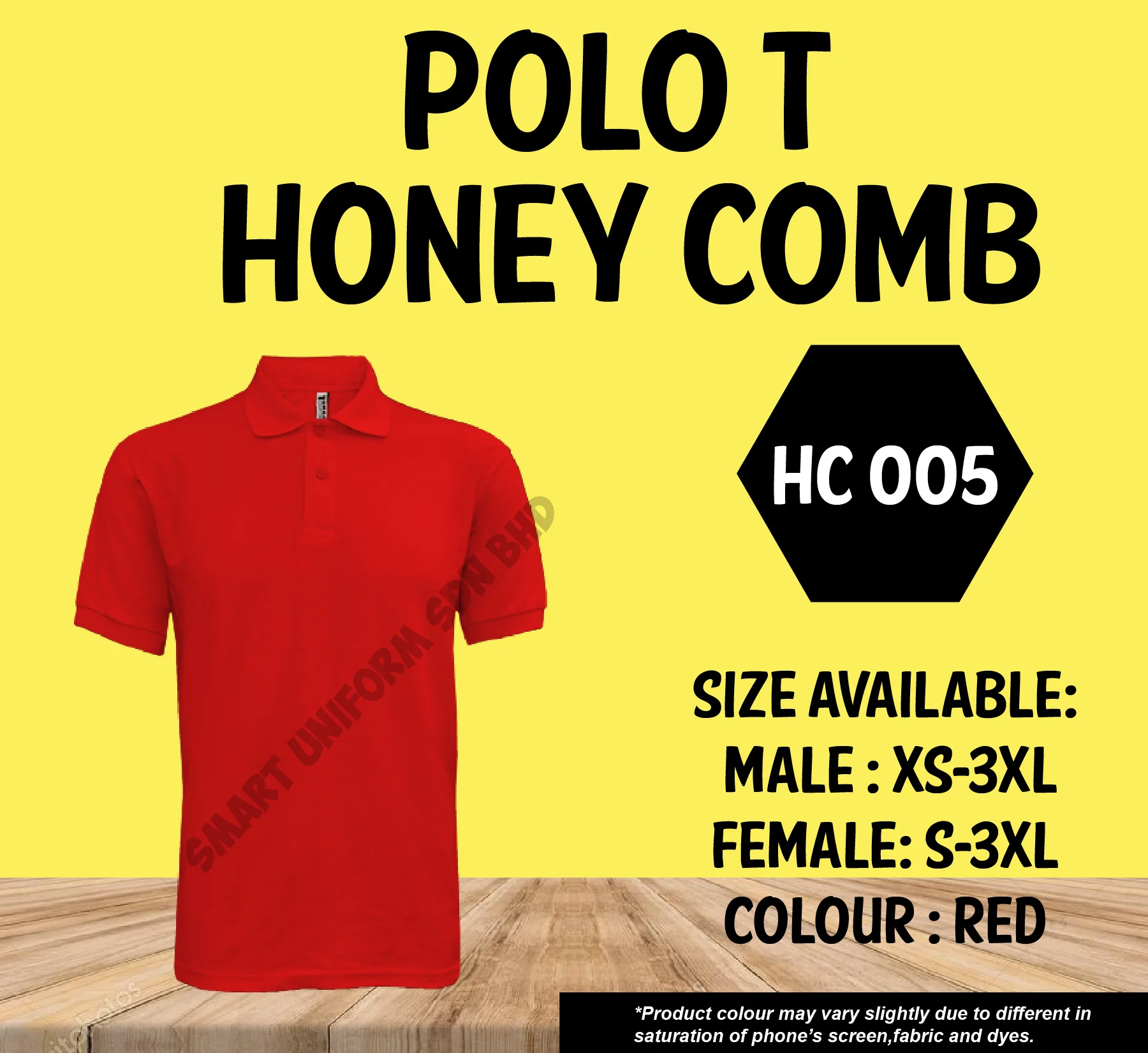 POLO T HONEY COMB-01