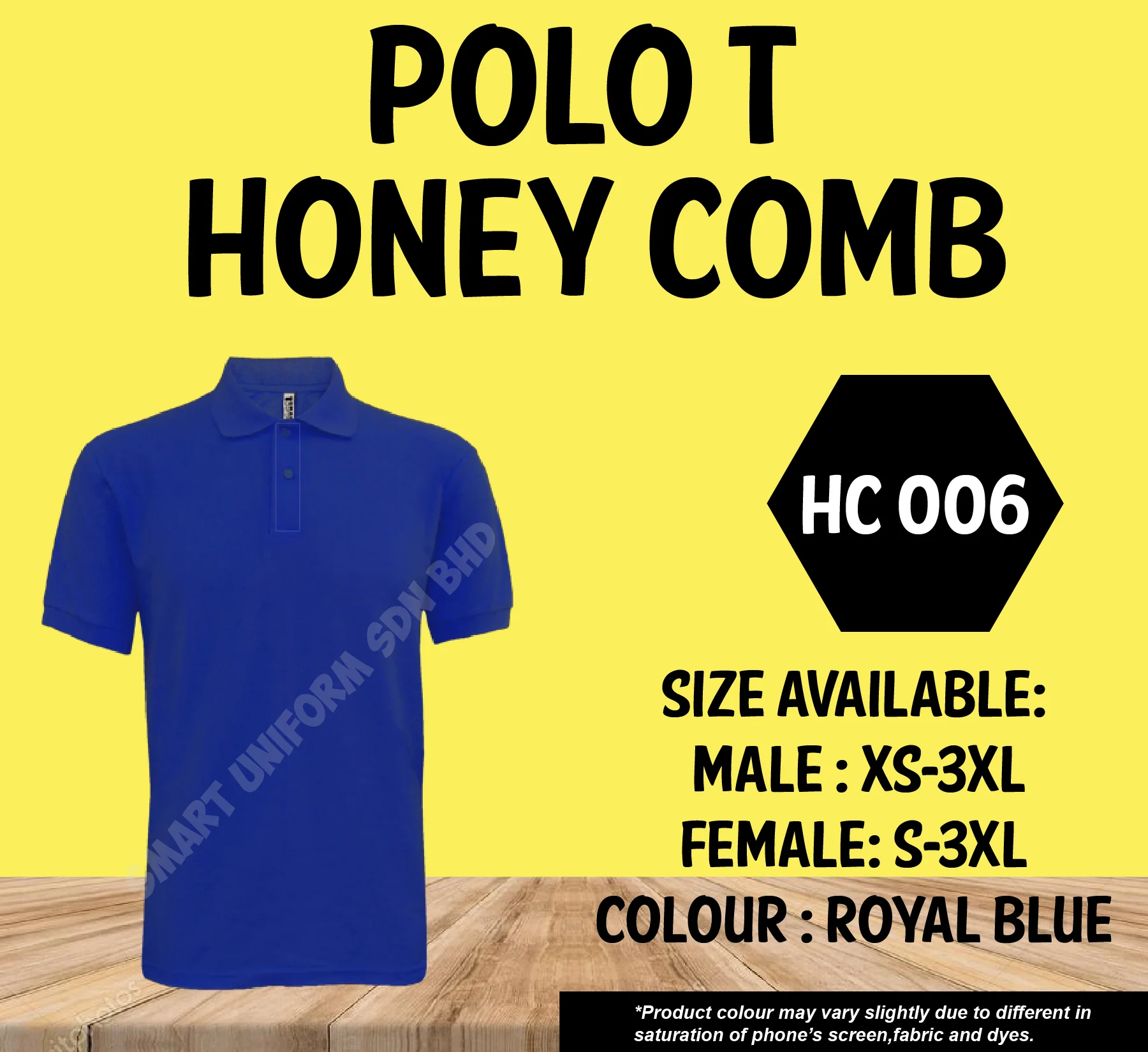 POLO T HONEY COMB-05