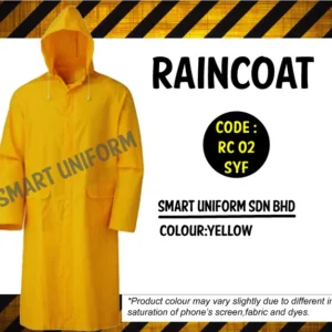 RC02 - READY STOCK RAINCOAT - YELLOW