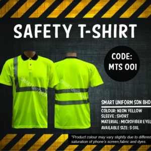 MTS001-READY STOCK SAFETY POLO T-SHIRT - SHORT SLEEVE