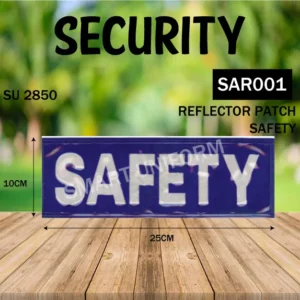SAR001 - SECURITY ACCESORIES - SAFETY REFLECTIVE PATCH
