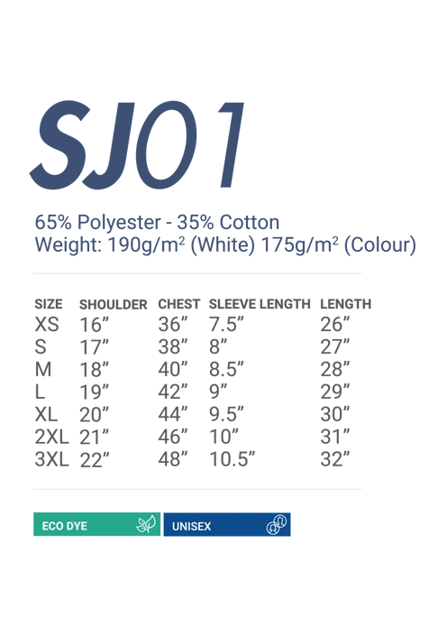 SJ 01 size