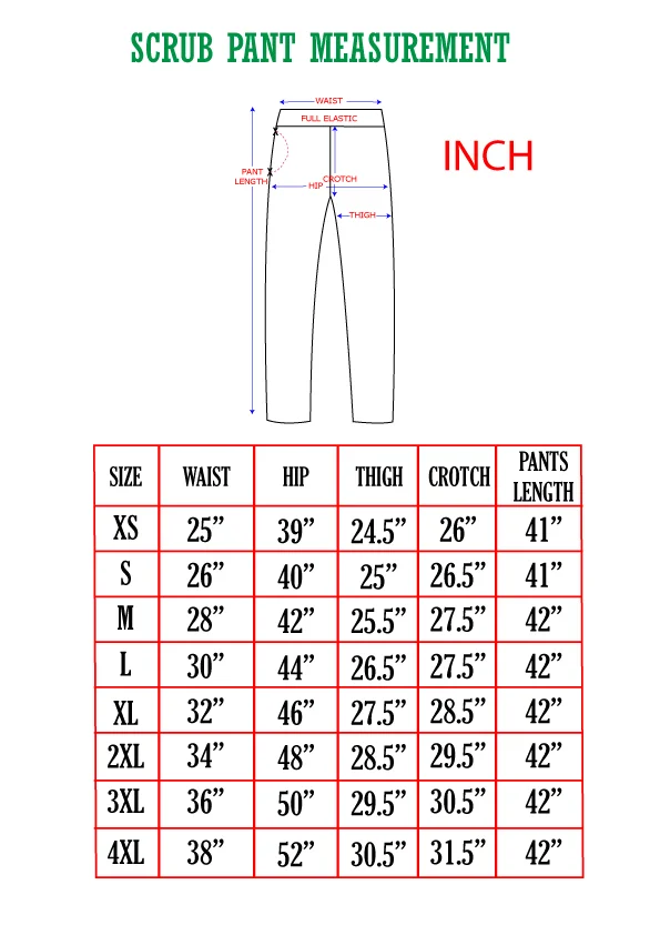 UNISEX-PANTS-INCH