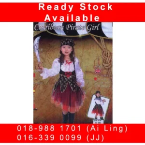 Caribbean Pirate Girl Kids
