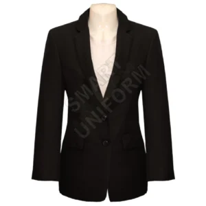 Ready Stock SU Blazer Female Cutting Black (SU12300)